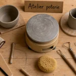 atelier henriette céramique : poterie et tournage, outils et terre