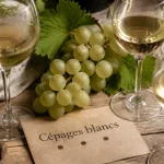 Cépage blanc : trois vins blancs, fraîcheur, rondeur, aromatique