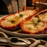 Cuisson homard au four : beurre persillé sur homard rôti