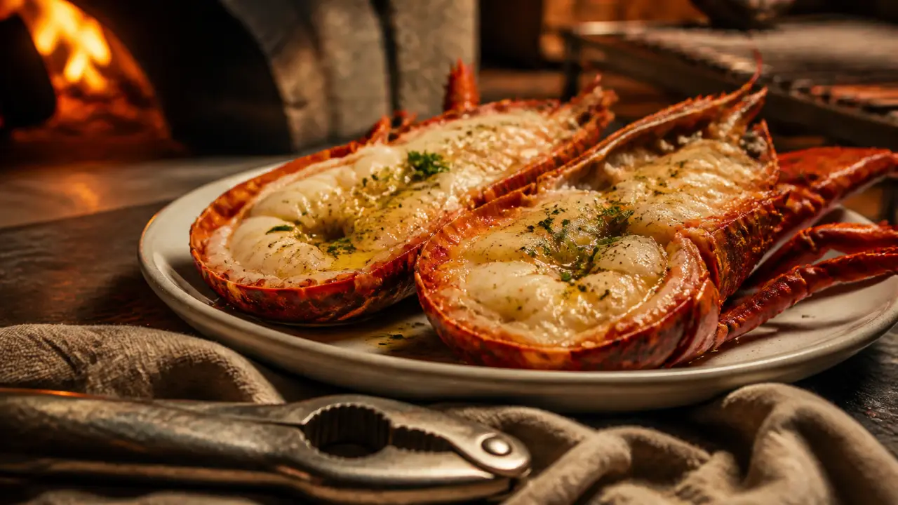 Cuisson homard au four : beurre persillé sur homard rôti