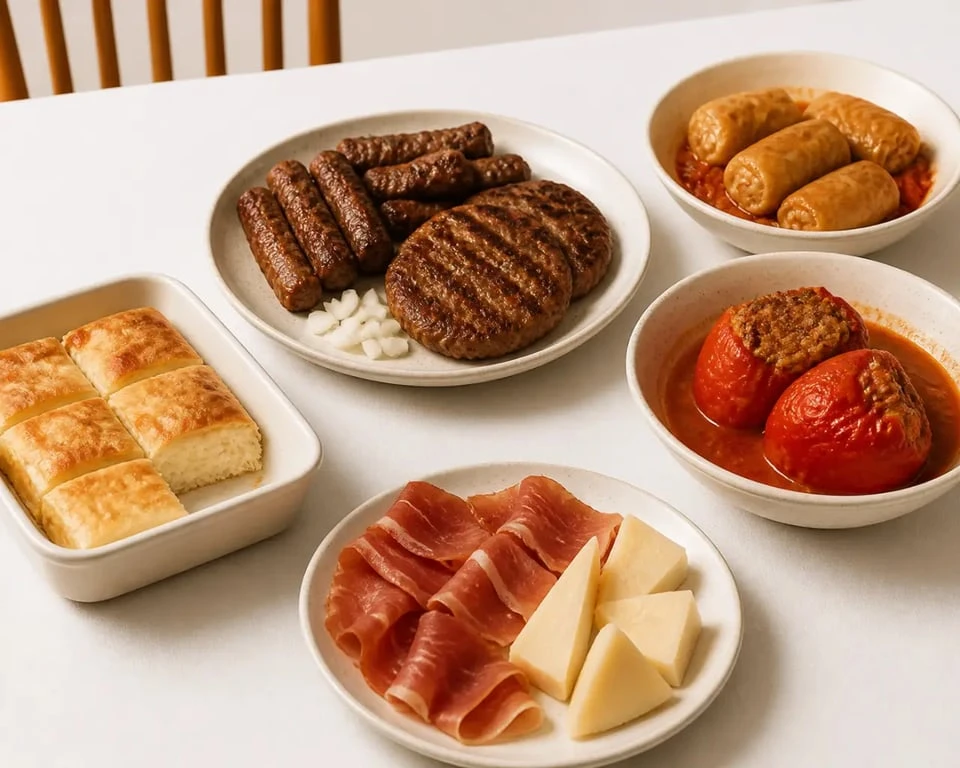 Gastronomie croate de l’intérieur avec čevapi, sarma et štrukli