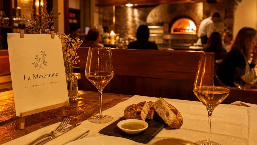 La Mezzanine à Saint-Laurent-du-Var : pizzas au feu de bois, ambiance cosy et réservation à prévoir