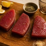 Recettes thon rouge au four, steaks au citron à 230°C