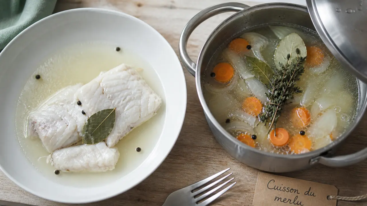 Temps de cuisson merlu au court-bouillon, 8 à 25 minutes