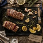 Thonine recette plancha : tranches caramélisées, citron, herbes