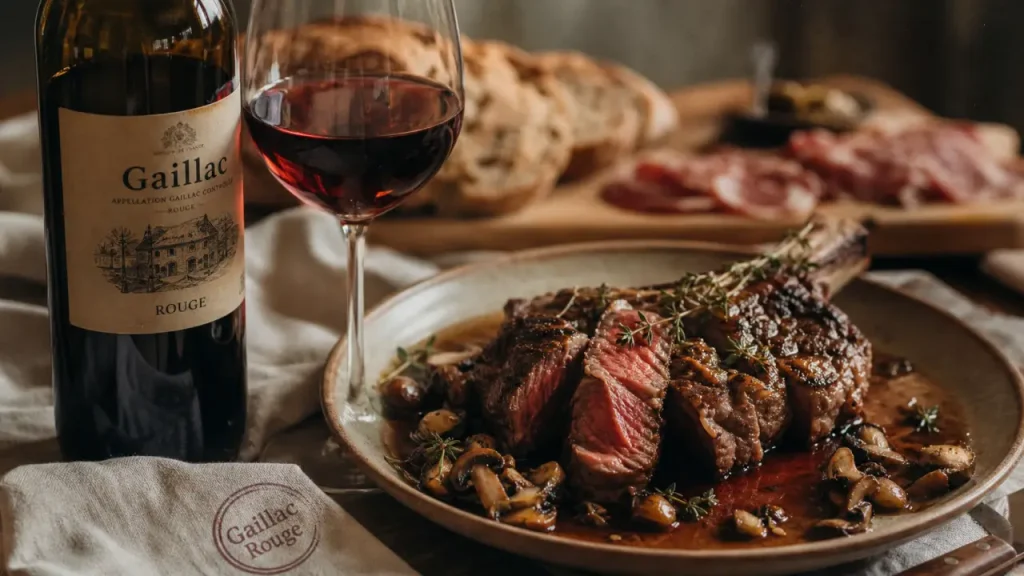 Gaillac rouge : quels plats servent le mieux un vin fruité, charpenté ou boisé ?