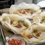 Cuisson poisson papillote à 180°C, 20 minutes, cabillaud en papillotes vapeur et citron