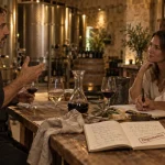 Dégustation de vin Montpellier en cave : verres et notes