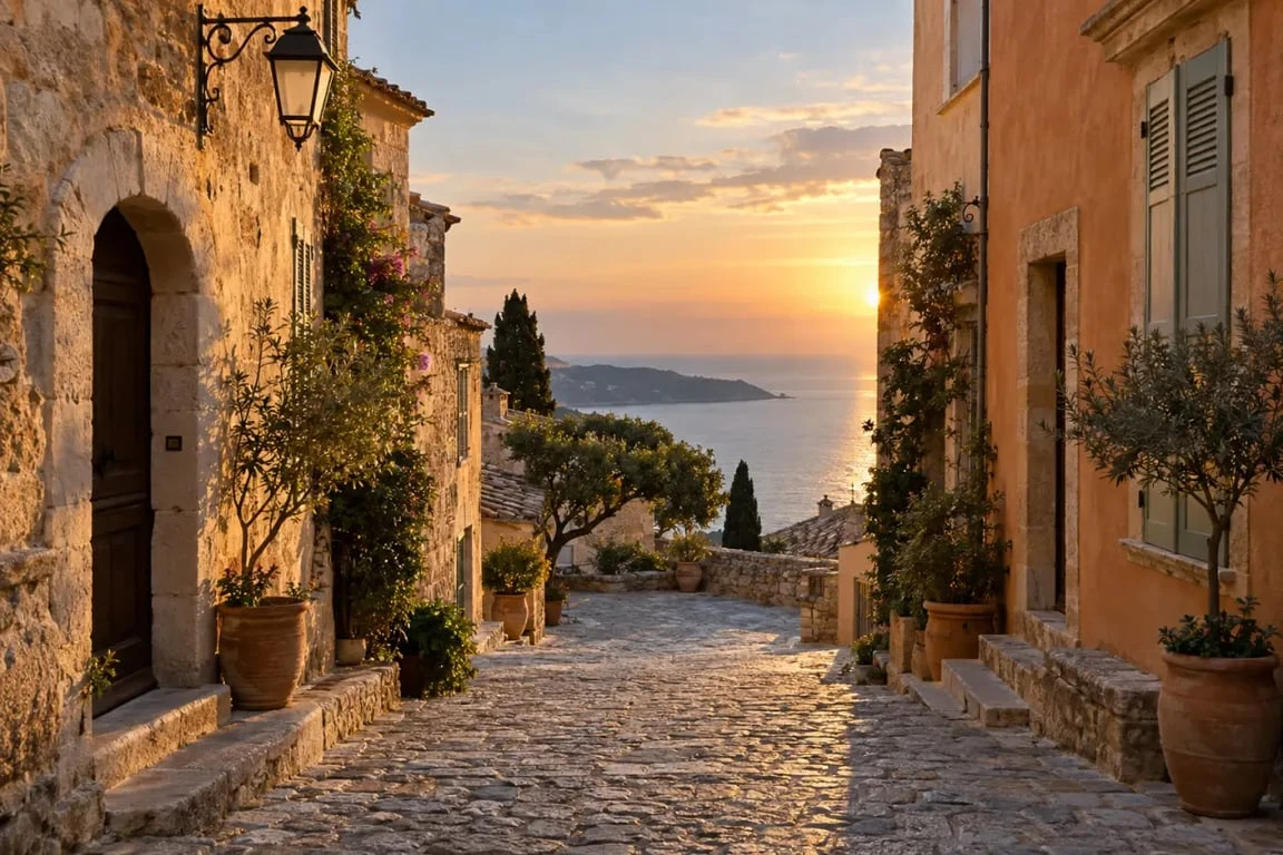 Tourisme Côte d’Azur dans un village perché de l’arrière-pays