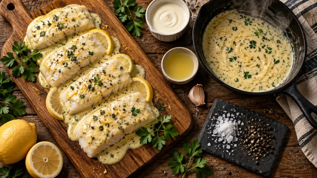 La recette rapide de poisson blanc en sauce citronnée