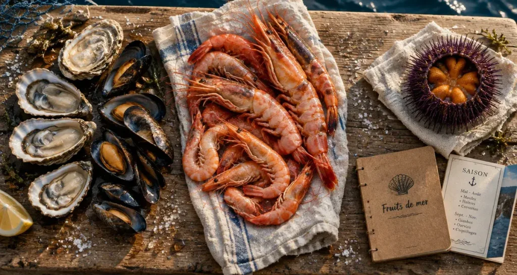 Fruits de mer de Méditerranée : familles, saisons et spécialités provençales