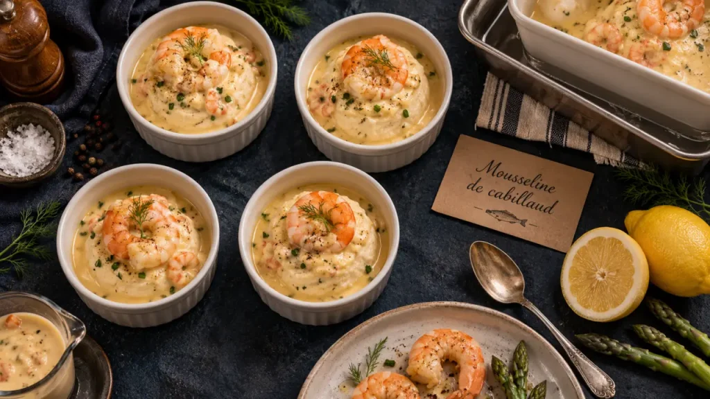 Mousseline de poisson : la texture fine dépend du froid, du mixage et du bain-marie